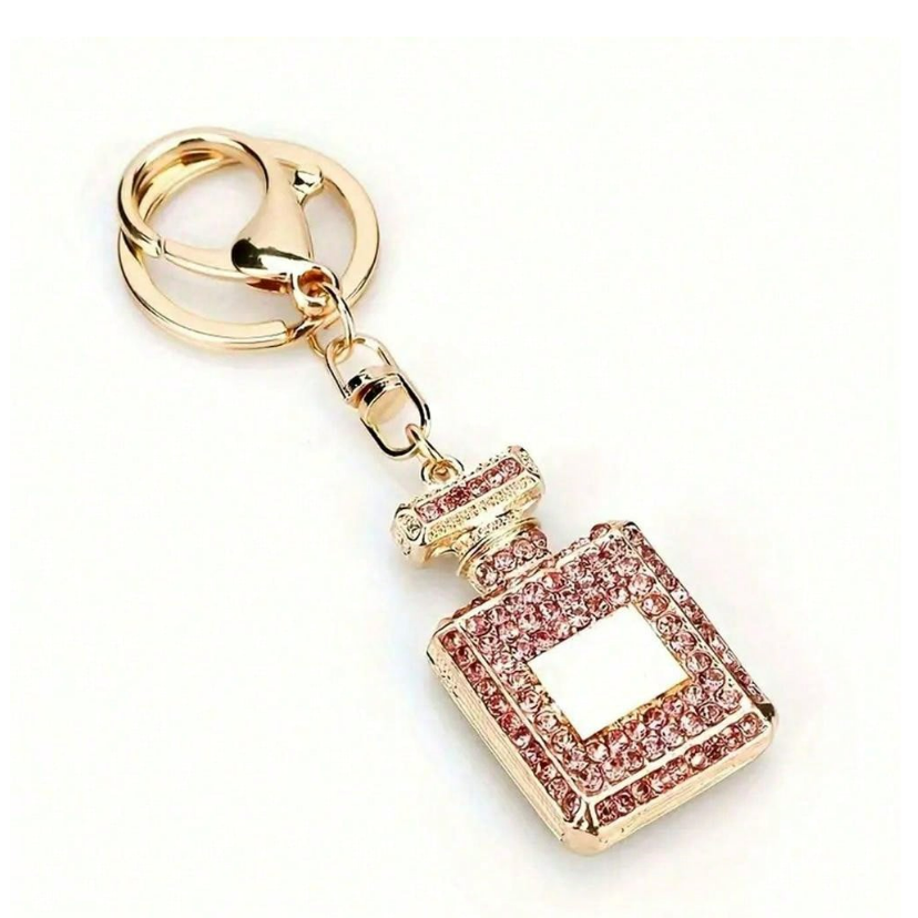 Pink Channel Key Chain