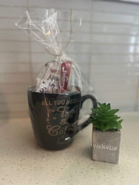 Black Mug → Bold & Black Brew