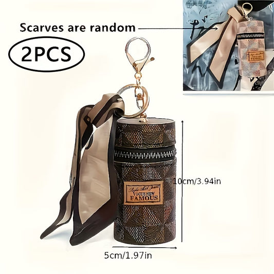 Mini Zipper Keychain Wallet Coin Purse